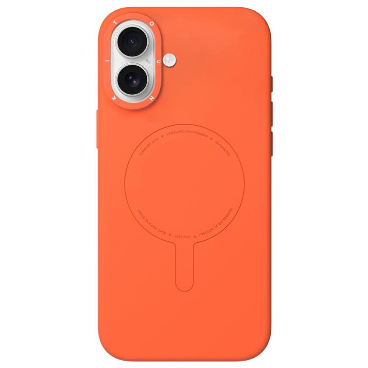 Custodia silicone liquido magnetica per iPhone 17