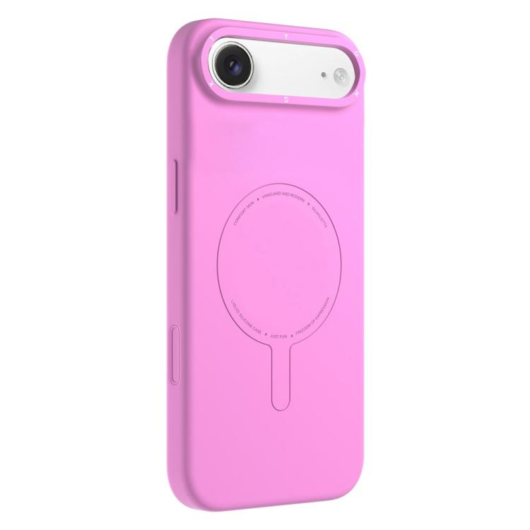 Custodia silicone liquido magnetica per iPhone 17