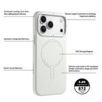 Custodia silicone liquido magnetica per iPhone 17