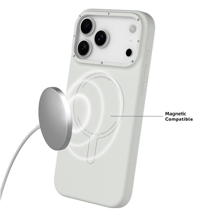 Custodia silicone liquido magnetica per iPhone 17