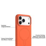 Custodia silicone liquido magnetica per iPhone 17