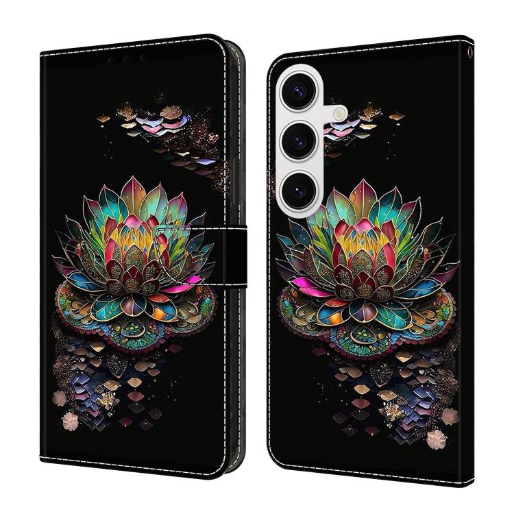 Custodia in ecopelle effetto cristallo per Samsung Galaxy S25 FE 5G