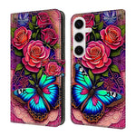 Custodia per telefono in ecopelle con effetto cristallo., For Samsung Galaxy S23+ 5G