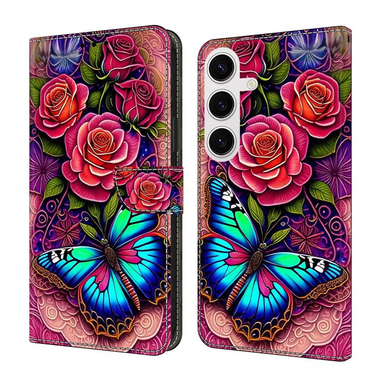Custodia per telefono in ecopelle con effetto cristallo., For Samsung Galaxy S23+ 5G