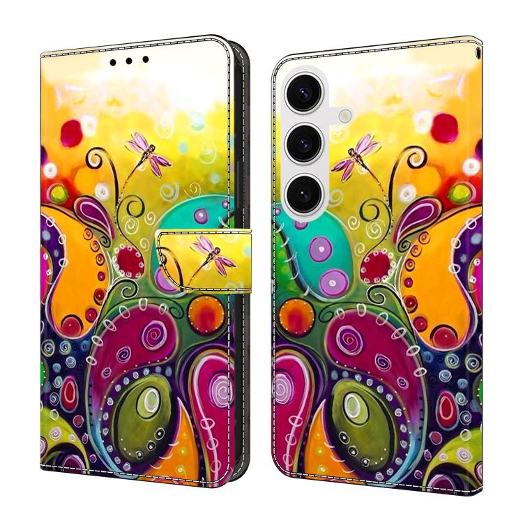 Custodia per telefono in ecopelle con effetto cristallo., For Samsung Galaxy S23+ 5G