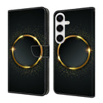 Custodia per telefono in ecopelle con effetto cristallo., For Samsung Galaxy S23+ 5G