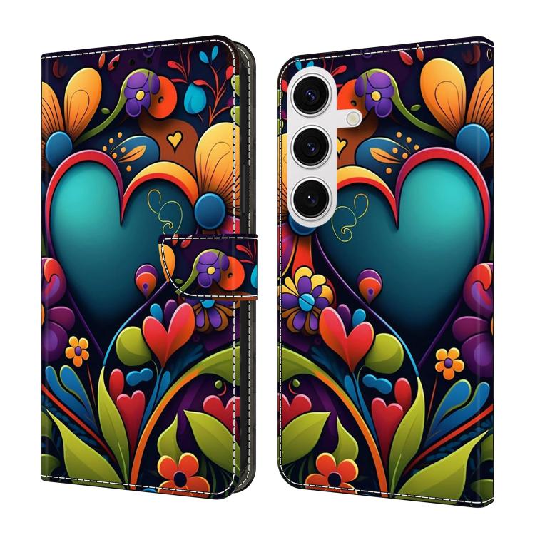 Custodia per telefono in ecopelle con effetto cristallo., For Samsung Galaxy S23+ 5G