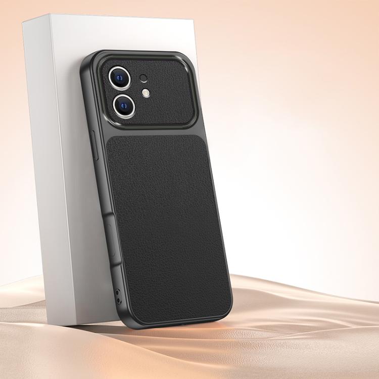 Custodia TPU effetto pelle di agnello per iPhone 11
