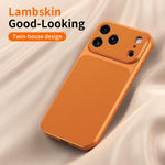 Custodia TPU effetto pelle di agnello per iPhone 11