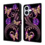 Custodia portafoglio in ecopelle effetto cristallo per iPhone 17