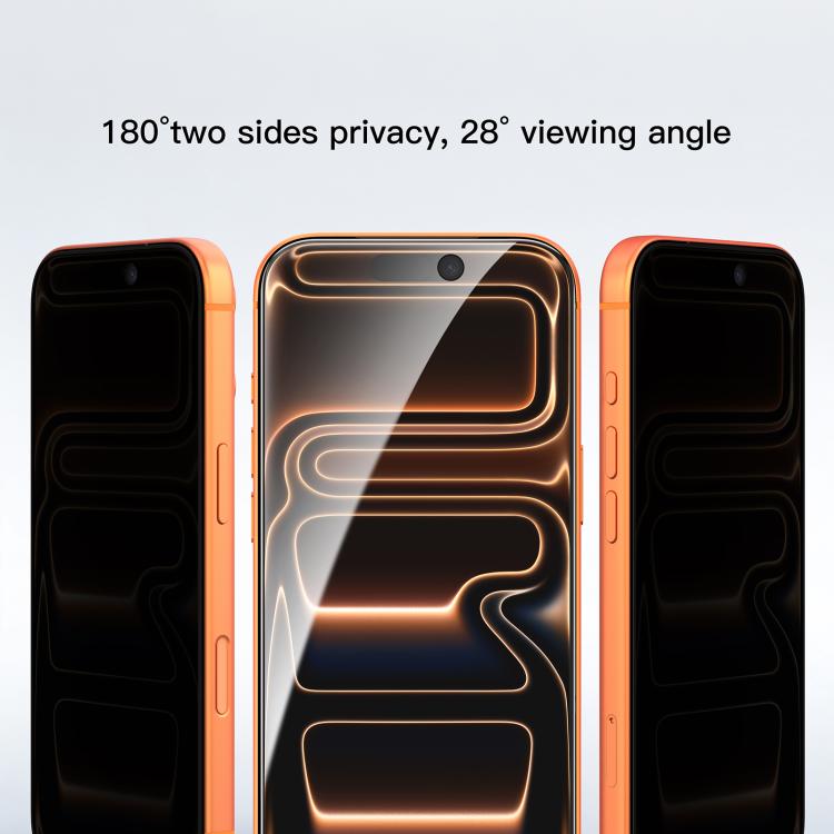 Pellicola vetro temperato privacy per iPhone 17 Pro Max