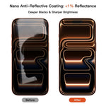 Pellicola vetro temperato antiriflesso per iPhone 17 Pro Max