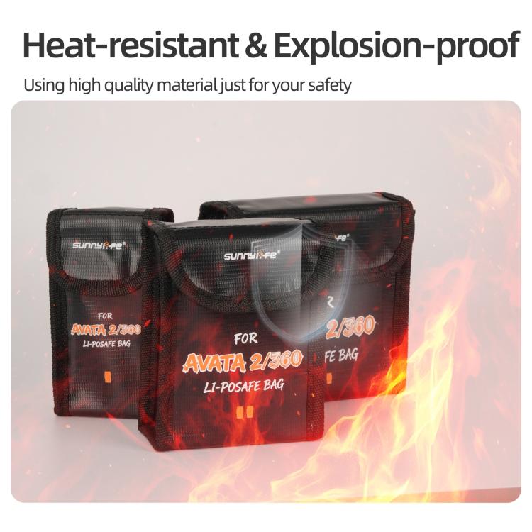 Borsa antideflagrante per batterie DJI Avata 2 / 360