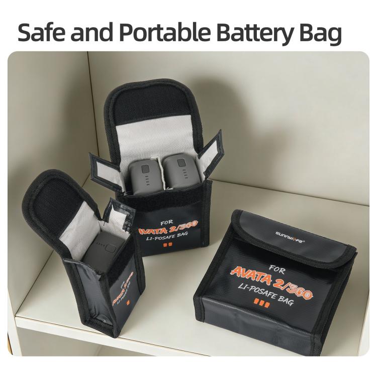 Borsa antideflagrante per batterie DJI Avata 2 / 360