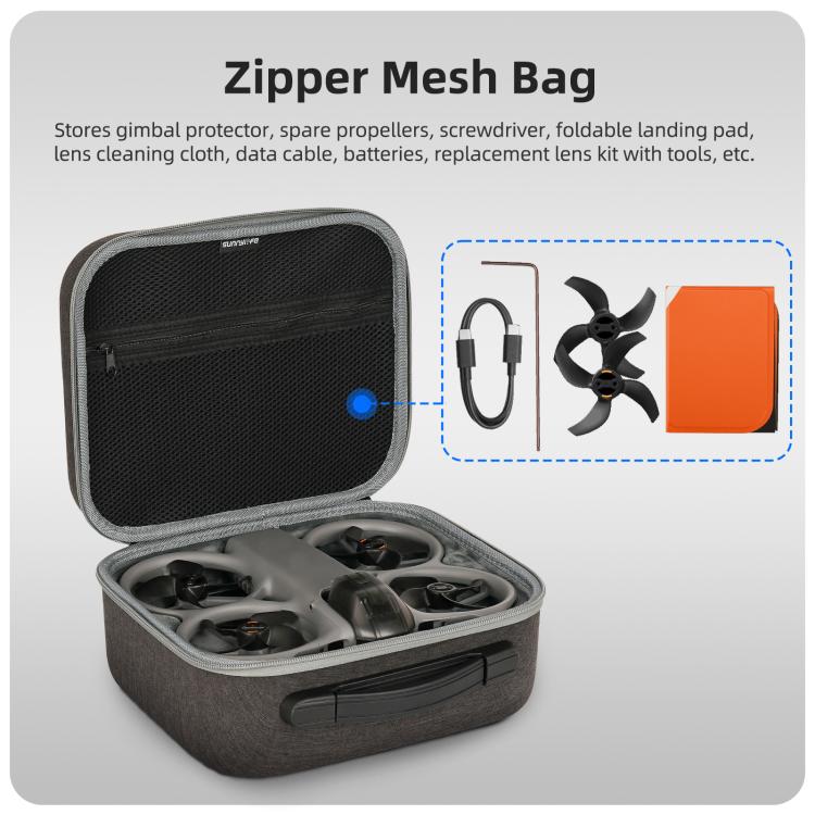 Borsa rigida Sunnylife per DJI Avata 360 27x24x14 cm