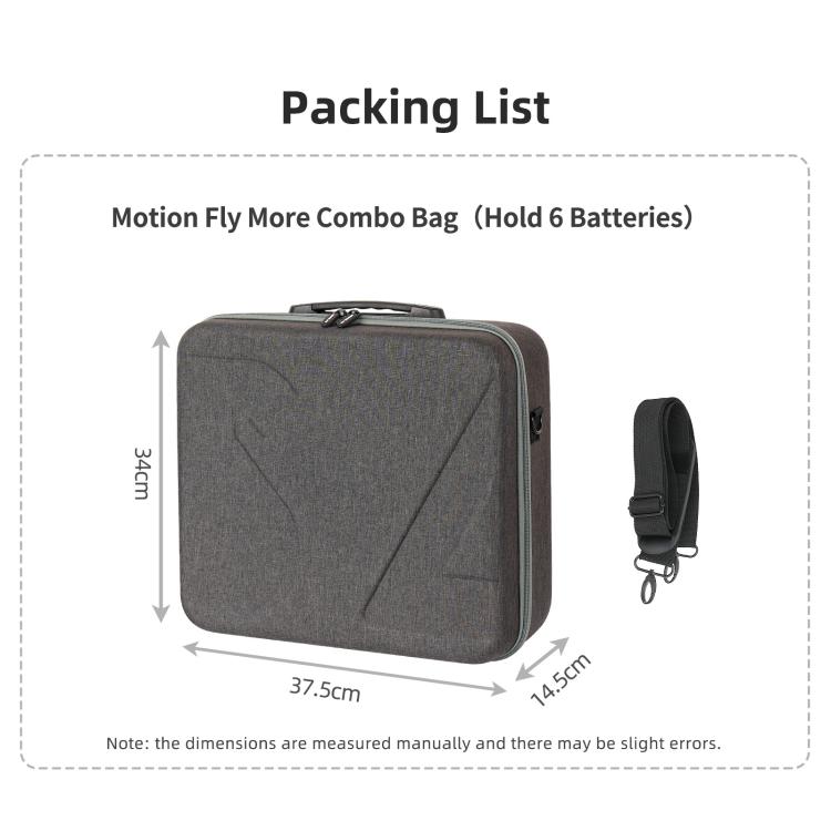 Borsa rigida Sunnylife per DJI Avata 360 27x24x14 cm