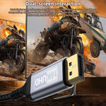 Cavo DisplayPort 2.1 16K per monitor gaming 1-5 metri