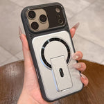 Cover magnetica in TPU con copriobiettivo per iPhone