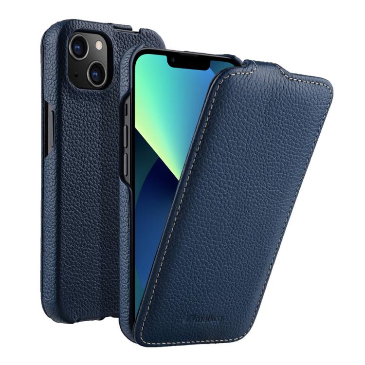Custodia in vera pelle con apertura magnetica per iPhone