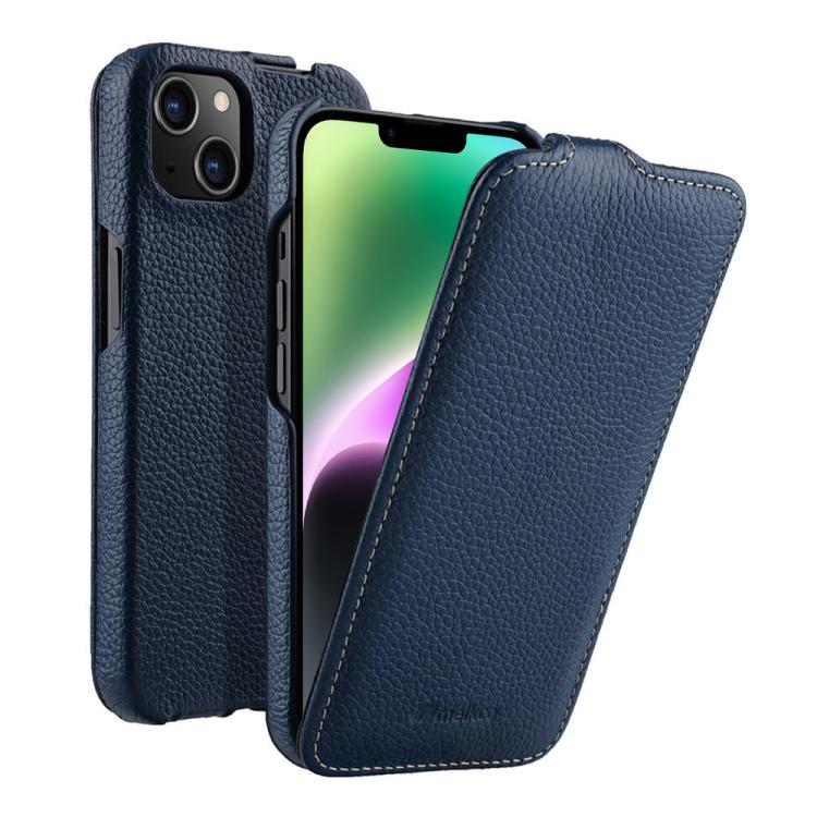 Custodia in vera pelle con apertura magnetica per iPhone