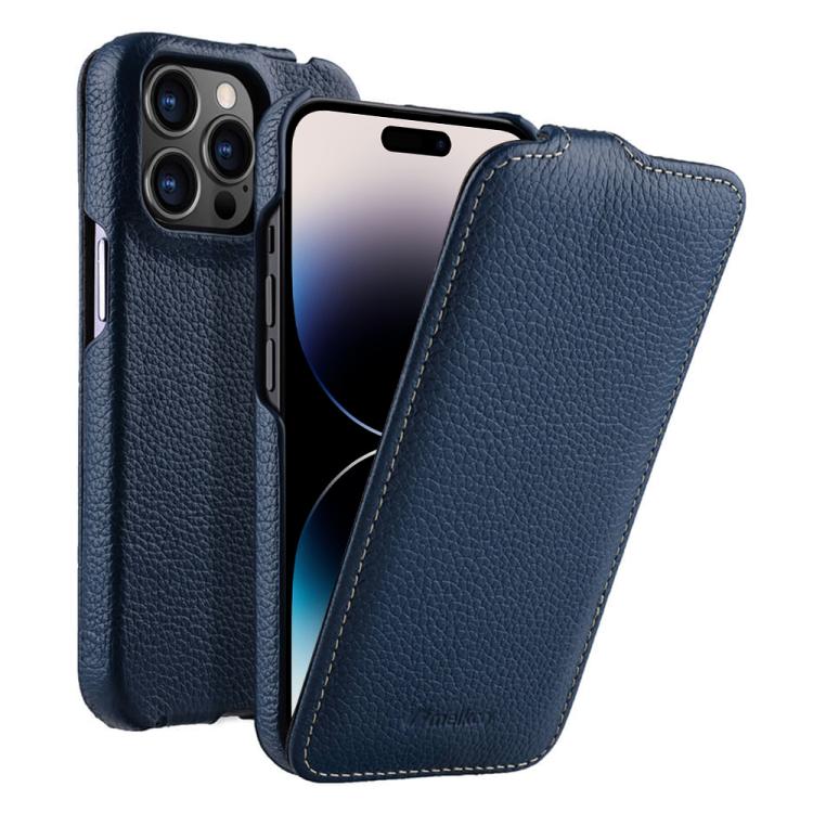 Custodia in vera pelle con apertura magnetica per iPhone