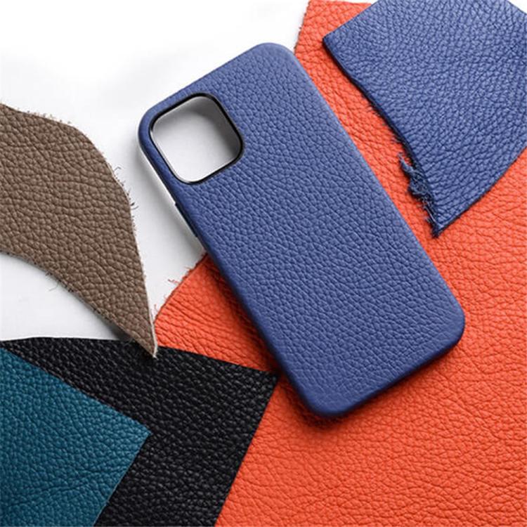 Custodia in vera pelle per iPhone 15 Pro Max con cornice metallic