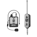 Sistema microfonico wireless UHF indossabile DEBRA DT-01, 1 trasmettitore e 1 ricevitore., DT-01