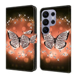 Custodia per telefono in ecopelle con effetto cristallo per Samsung Galaxy S26
