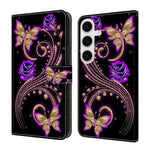 Custodia in ecopelle effetto cristallo per Samsung Galaxy S24+ 5G