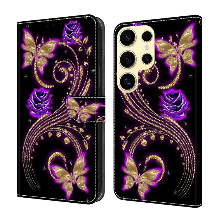 Custodia ecopelle effetto cristallo per Samsung Galaxy S23 Ultra 5G