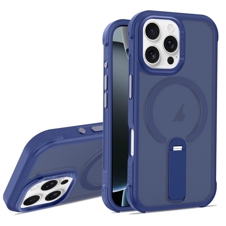 Custodia ibrida pieghevole magnetica per iPhone 16 Pro e 16 Pro M