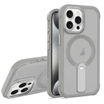 Custodia ibrida pieghevole magnetica in PC TPU effetto pelle per