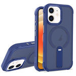 Custodia ibrida pieghevole magnetica in TPU e PC per iPhone 12 e