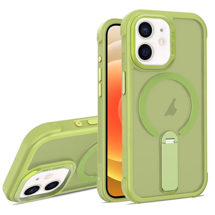 Custodia ibrida pieghevole magnetica in TPU e PC per iPhone 12 e