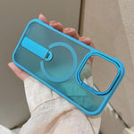 Custodia ibrida pieghevole magnetica in TPU e PC per iPhone 12 e