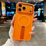 Custodia ibrida pieghevole magnetica in TPU e PC per iPhone 12 e