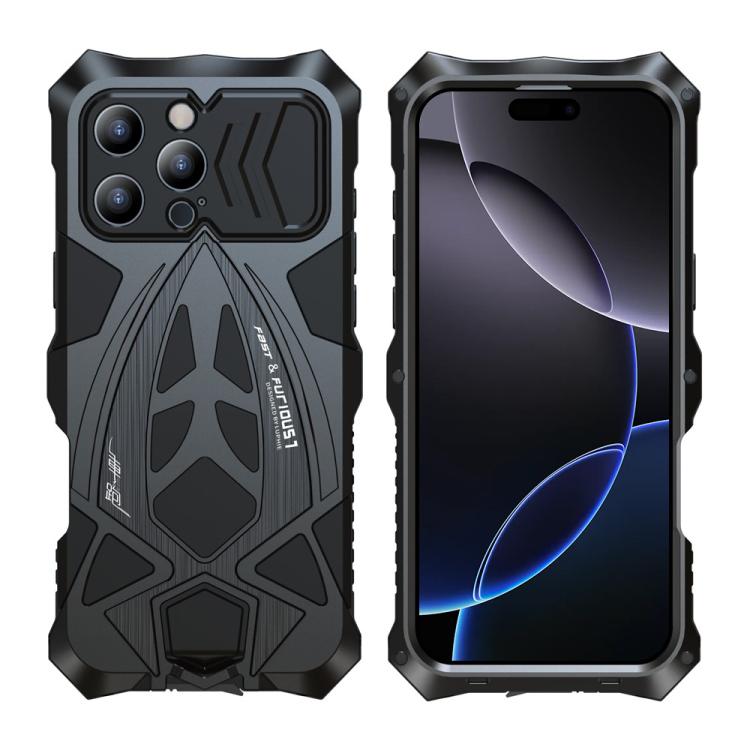 Custodia silicone metallo con pellicola per iPhone 15-17
