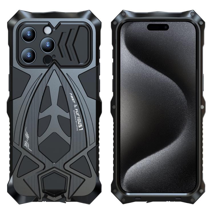 Custodia silicone metallo con pellicola per iPhone 15-17