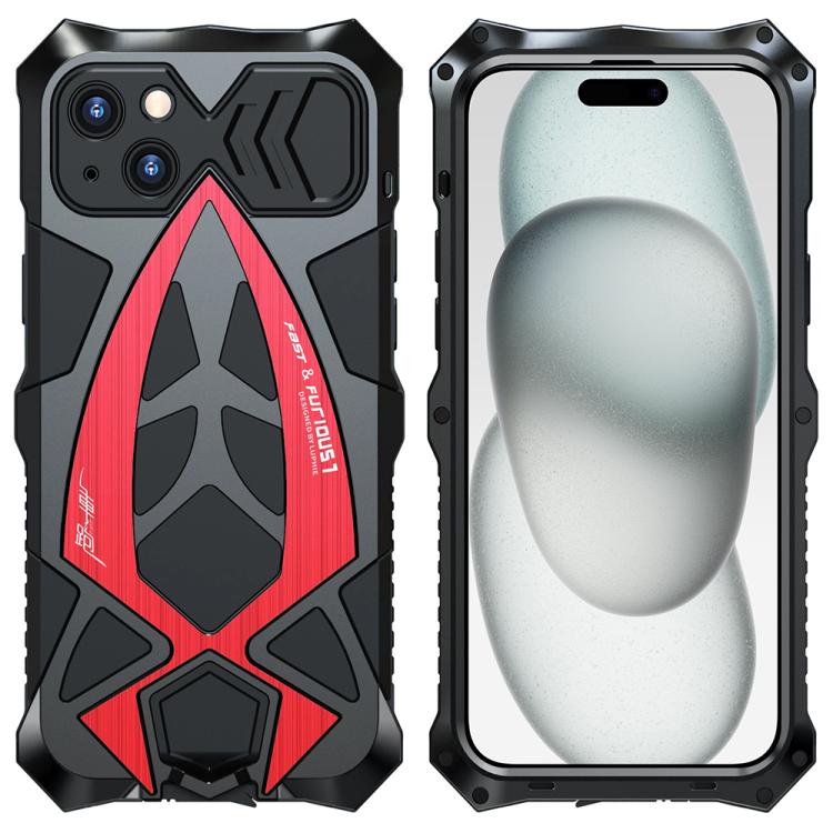 Custodia silicone metallo con pellicola per iPhone 15-17