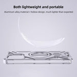 Custodia in lega di alluminio per iPhone 17 con supporto girevole