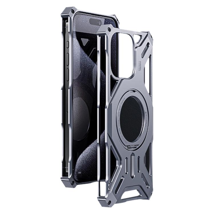 Custodia in lega di alluminio con supporto magnetico per iPhone 1