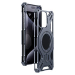 Custodia in lega di alluminio con supporto magnetico per iPhone 1