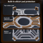 Custodia in lega di alluminio con supporto magnetico per iPhone 1