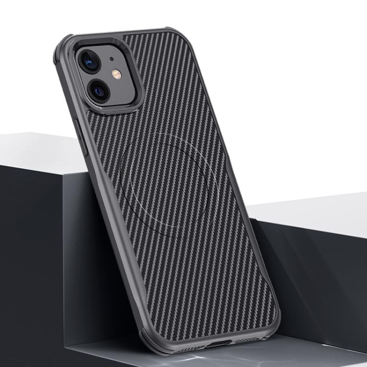 Custodia magnetica con fibra di carbonio per iPhone