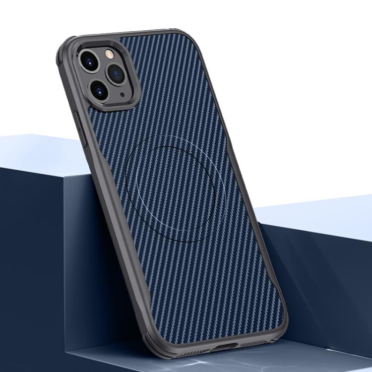 Custodia magnetica con fibra di carbonio per iPhone