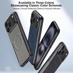 Custodia magnetica con fibra di carbonio per iPhone