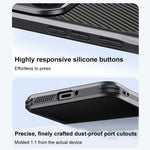 Custodia magnetica con fibra di carbonio per iPhone