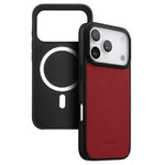 Custodia ibrida in vera pelle per iPhone 17 Pro Max e 17 Pro