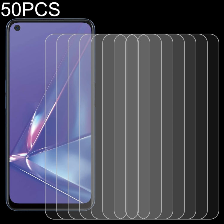 Pellicole in vetro temperato 0,26 mm 9H per OPPO e Realme 50 pezzi