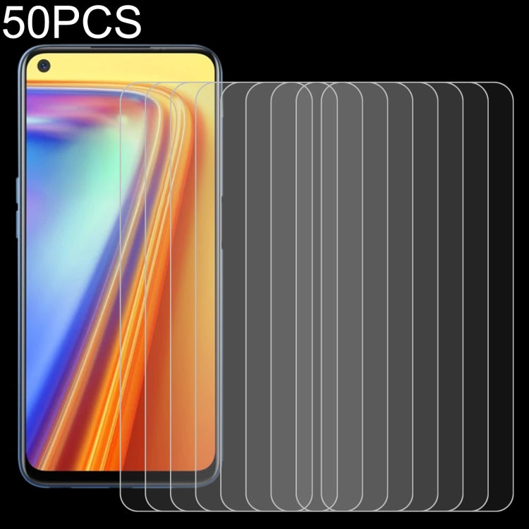 Pellicole in vetro temperato 0,26 mm 9H per OPPO e Realme 50 pezzi